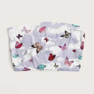 Butterfly crop top